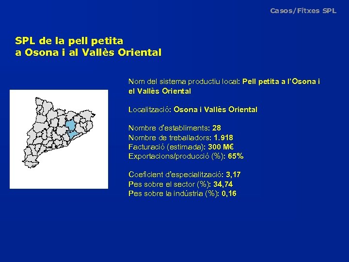 Casos/Fitxes SPL de la pell petita a Osona i al Vallès Oriental Nom del