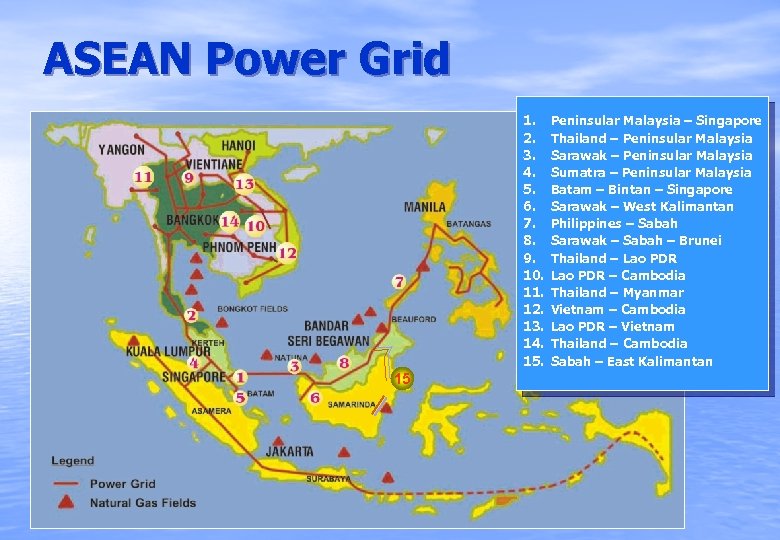 ASEAN Power Grid 1. 2. 3. 4. 5. 6. 7. 8. 9. 10. 11.