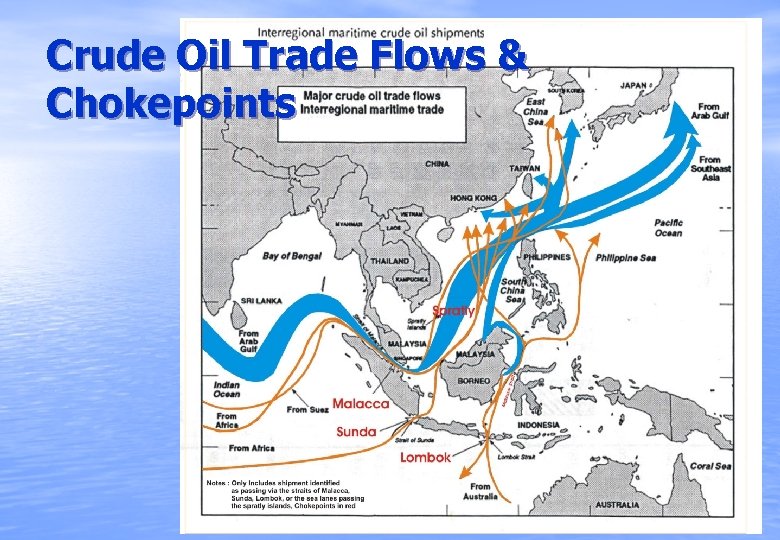 Crude Oil Trade Flows & Chokepoints 