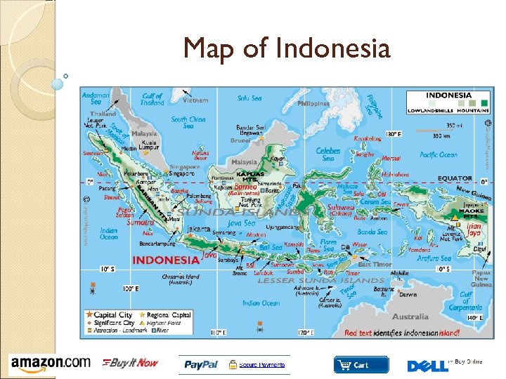 Map of Indonesia 