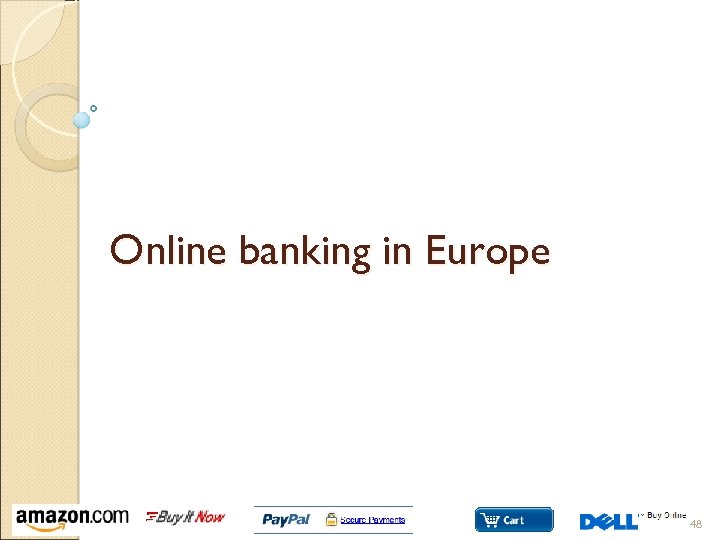 Online banking in Europe 48 