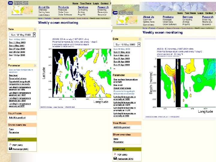 The ECMWF Web site 