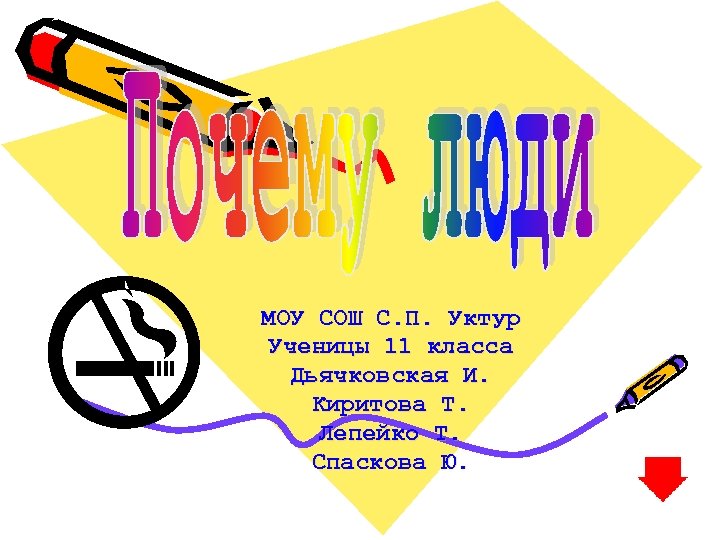 МОУ СОШ С. П. Уктур Ученицы 11 класса Дьячковская И. Киритова Т. Лепейко Т.