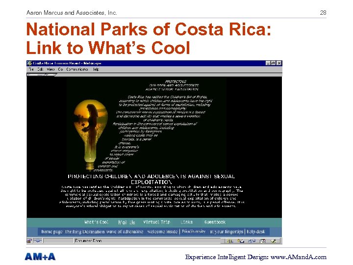 Aaron Marcus and Associates, Inc. 28 National Parks of Costa Rica: Link to What’s