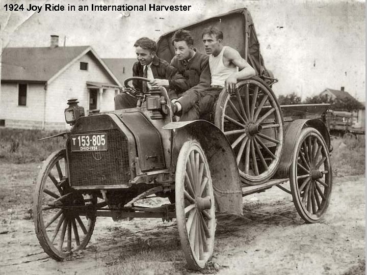 1924 Joy Ride in an International Harvester 