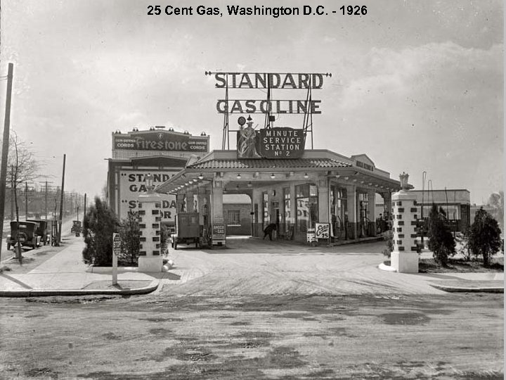 25 Cent Gas, Washington D. C. - 1926 
