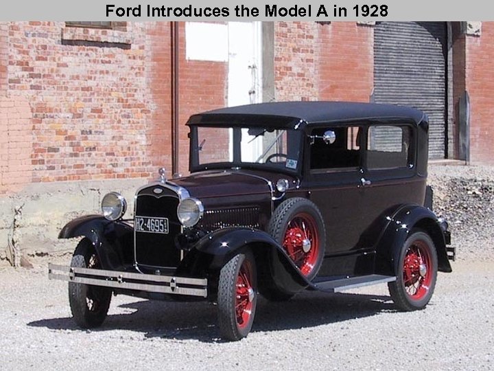 Ford Introduces the Model A in 1928 