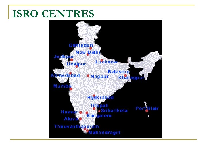 ISRO CENTRES 
