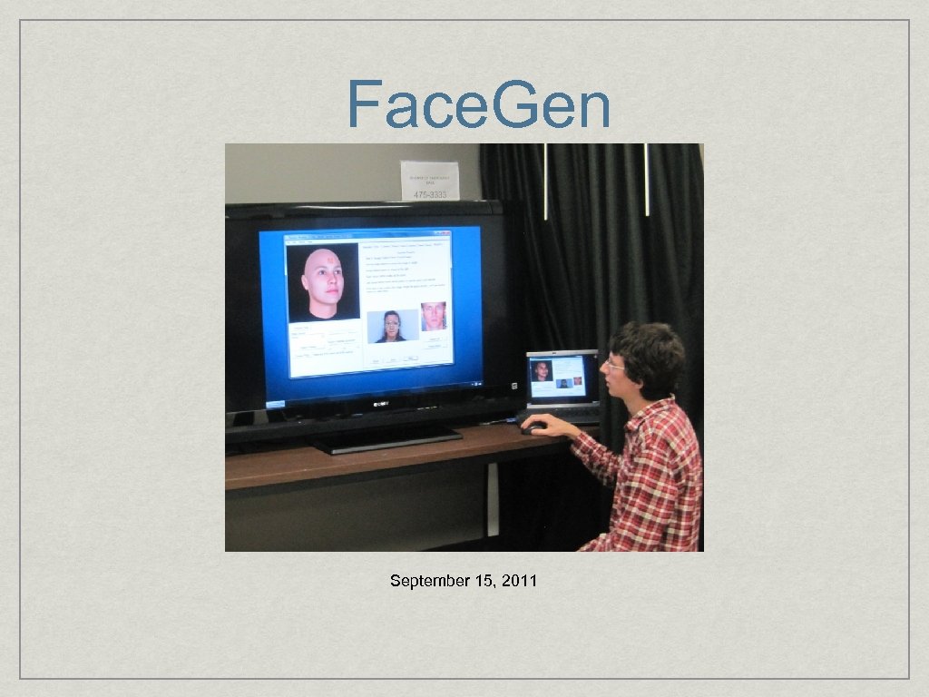 Face. Gen September 15, 2011 