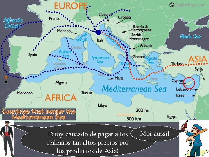 Estoy cansado de pagar a los italianos tan altos precios por los productos de