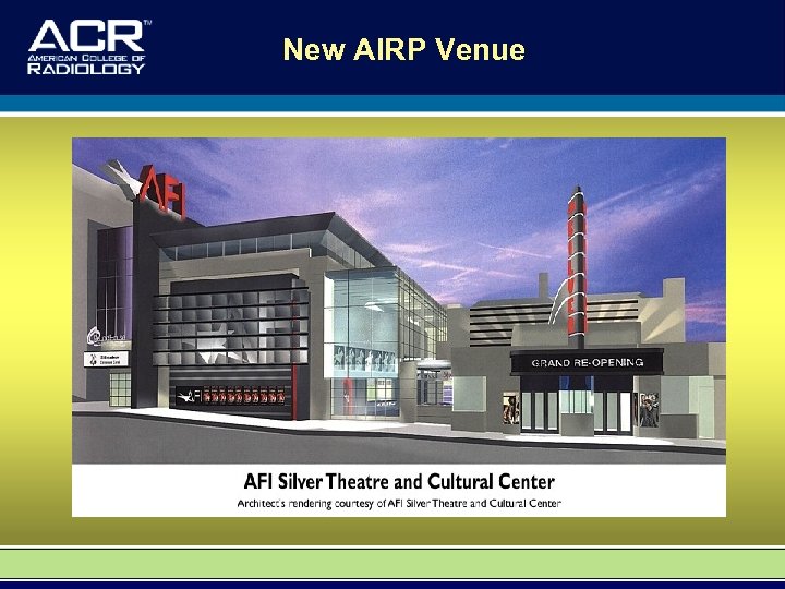 New AIRP Venue 