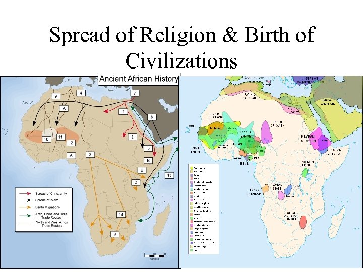 Spread of Religion & Birth of Civilizations 