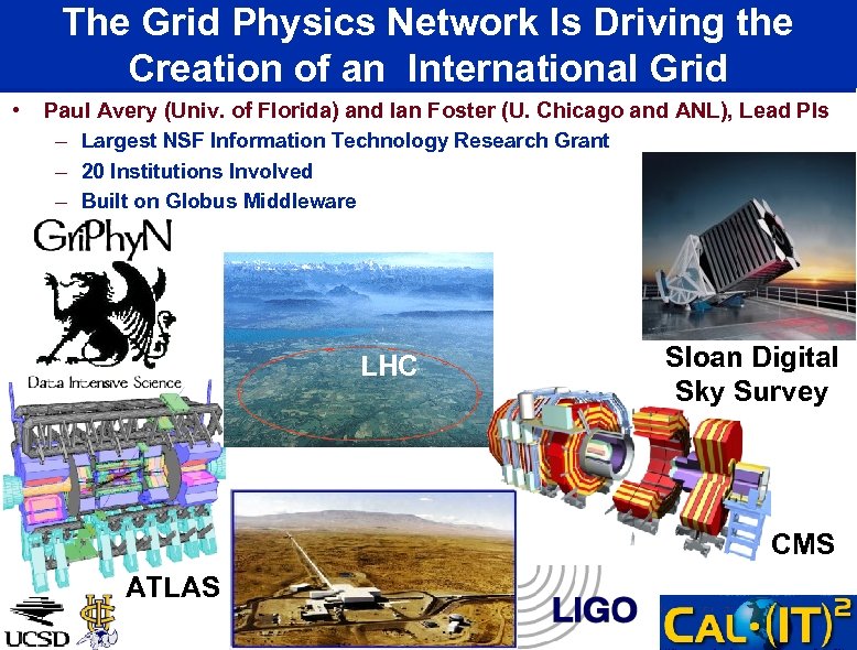 The Grid Physics Network Is Driving the Creation of an International Grid • Paul