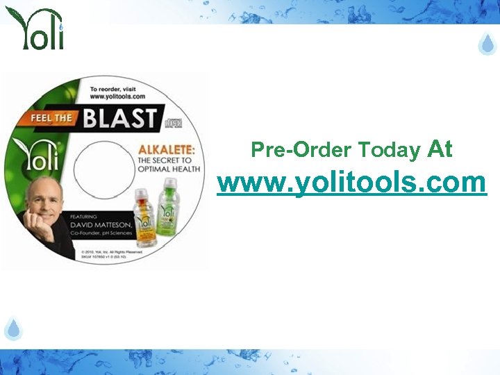 Pre-Order Today At www. yolitools. com 