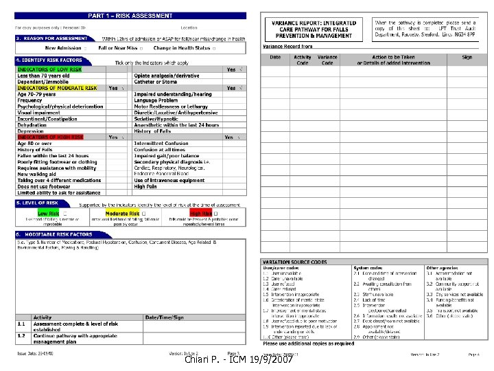 Chiari P. - ICM 19/9/2007 