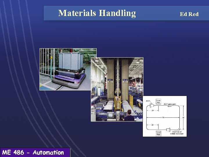 Materials Handling ME 486 - Automation Ed Red 