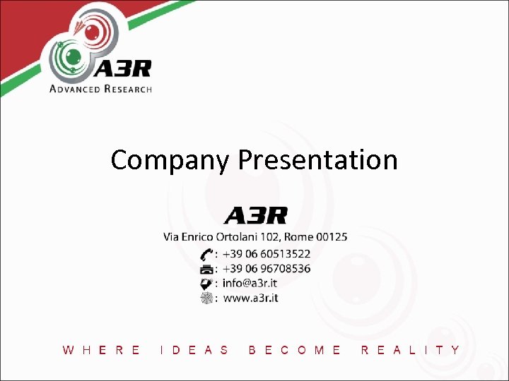 Company Presentation 