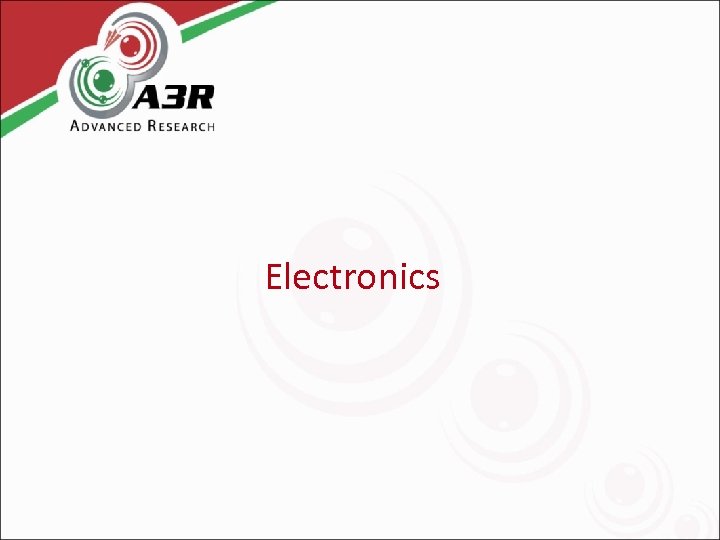 Electronics 