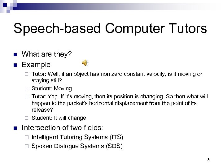 computer speech natural language