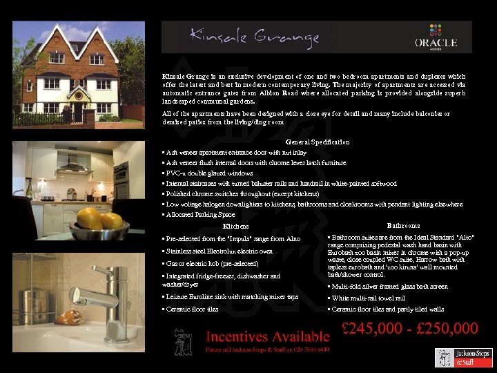 Kinsale Grange is an exclusive development of one and two bedroom apartments and duplexes