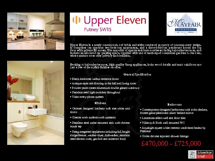 Upper Eleven is a newly constructed, red brick and white rendered property of contemporary