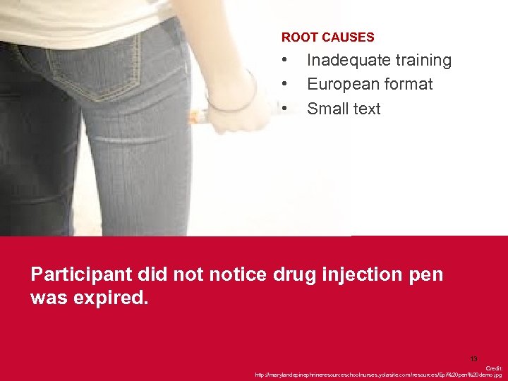 ROOT CAUSES • • • Inadequate training European format Small text Participant did notice