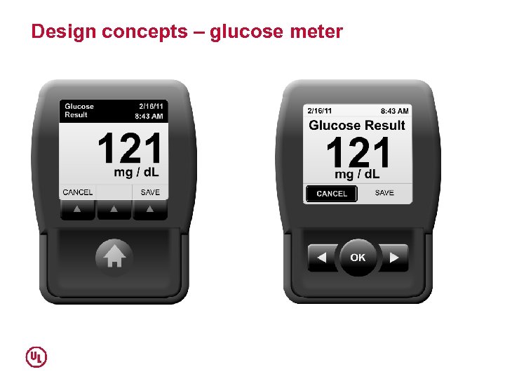 Design concepts – glucose meter 