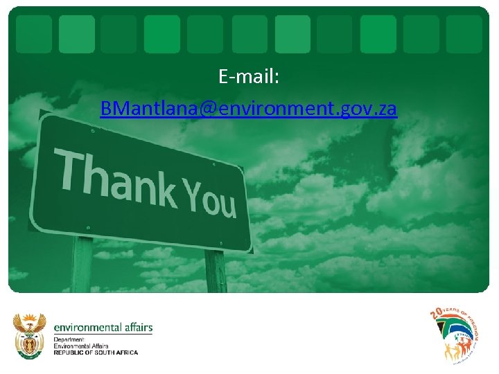 E-mail: BMantlana@environment. gov. za 