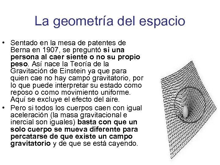 La geometría del espacio • Sentado en la mesa de patentes de Berna en