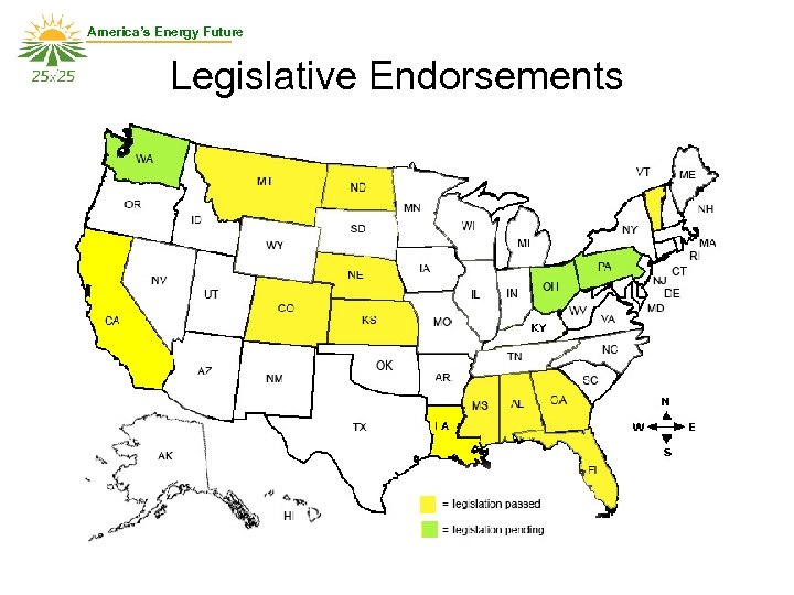 America’s Energy Future Legislative Endorsements 