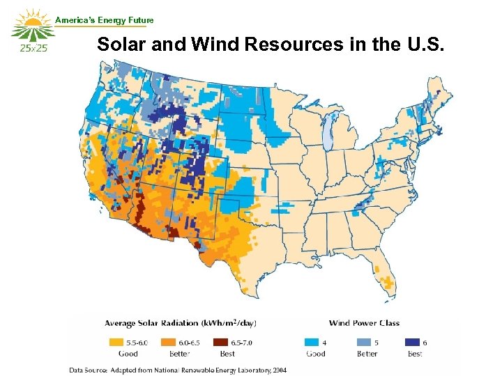 America’s Energy Future Solar and Wind Resources in the U. S. 