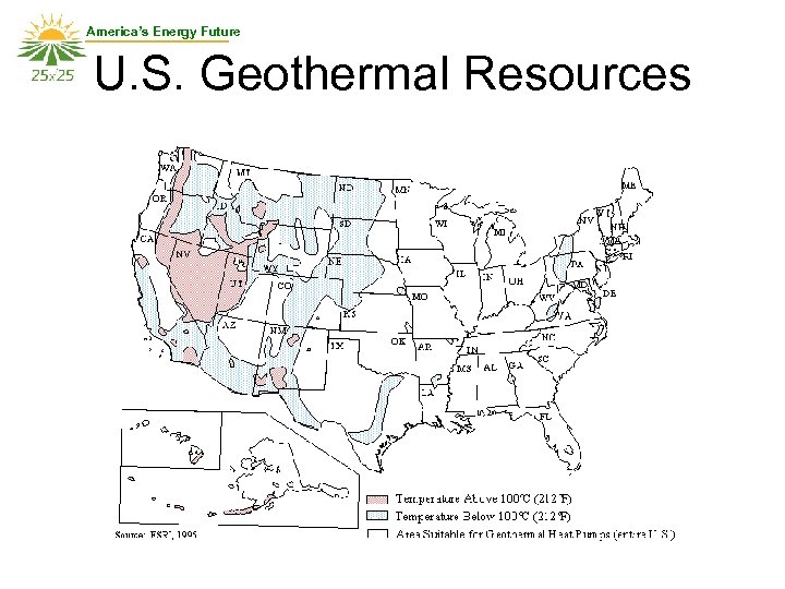 America’s Energy Future U. S. Geothermal Resources 