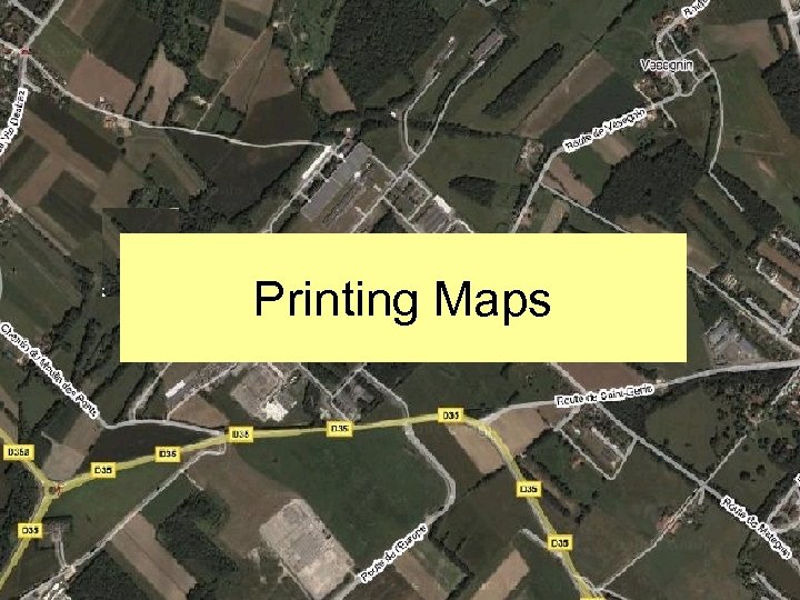 Printing Maps 