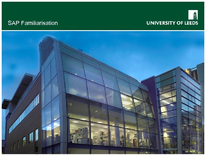 SAP Familiarisation 