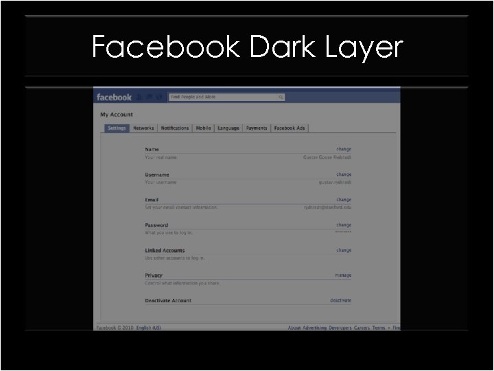 Facebook Dark Layer 