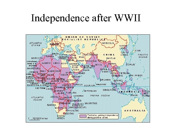 Independence after WWII 