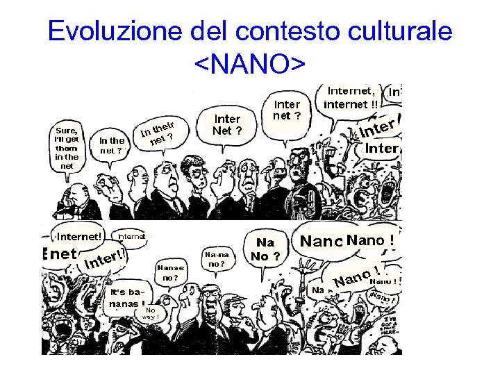 Evoluzione del contesto culturale <NANO> 
