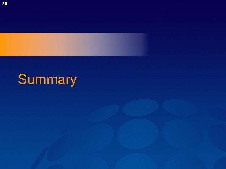 35 Summary 