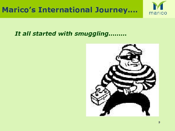 Marico’s International Journey…. It all started with smuggling……… 9 