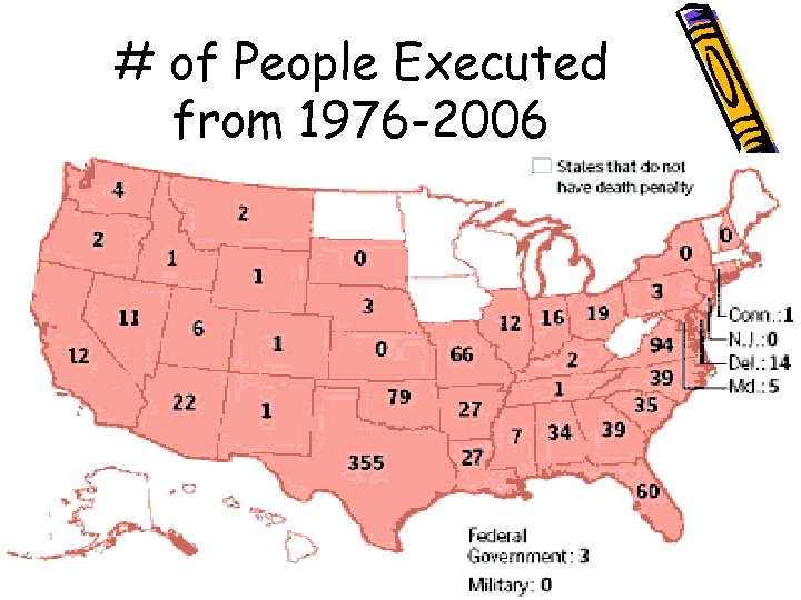 # of People Executed from 1976 -2006 