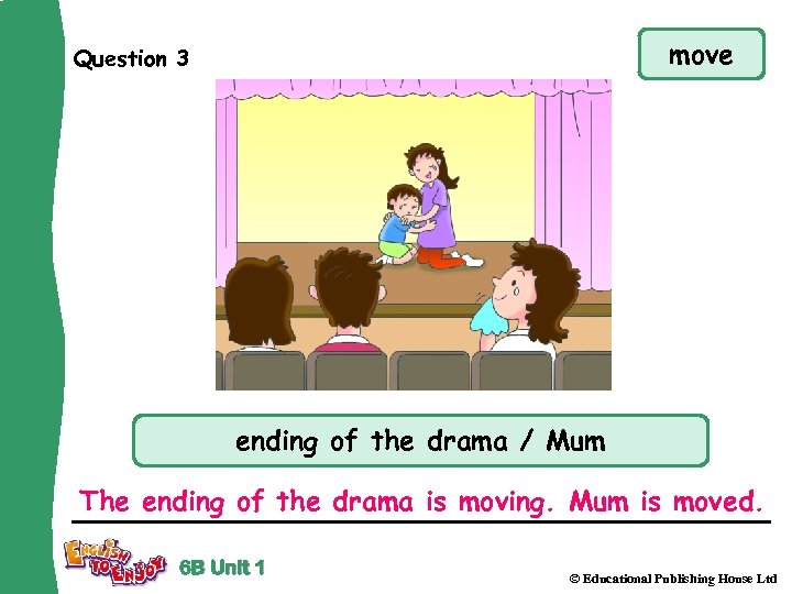 move Question 3 ending of the drama / Mum The ending of the drama