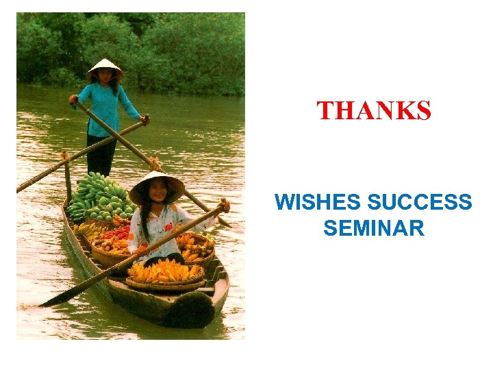 THANKS WISHES SUCCESS SEMINAR 