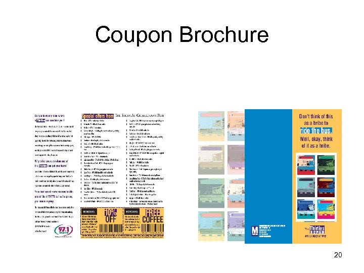 Coupon Brochure 20 