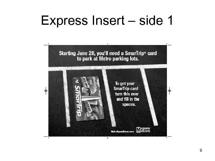 Express Insert – side 1 9 
