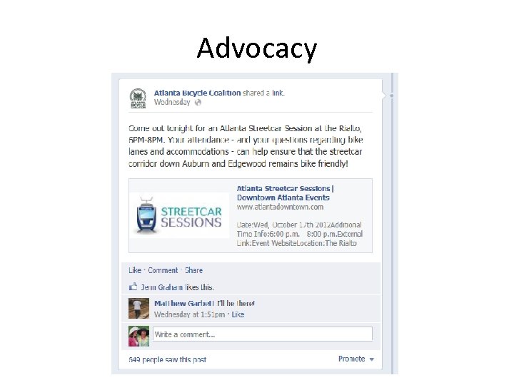 Advocacy 