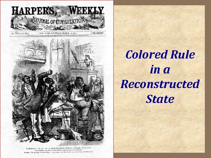 Colored Rule in a Reconstructed State 