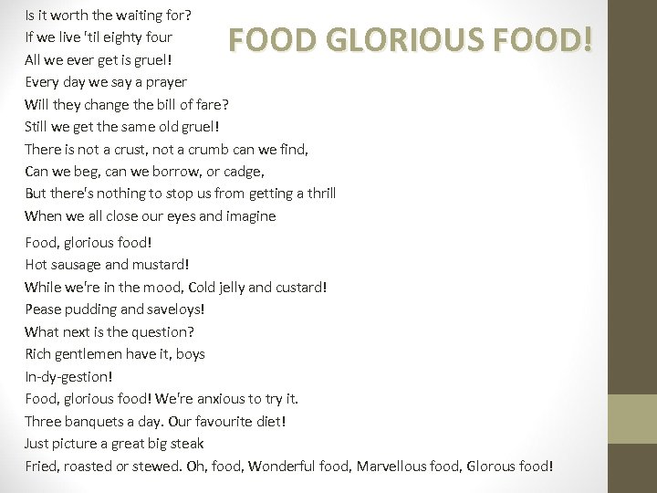 Is it worth the waiting for? If we live 'til eighty four All we