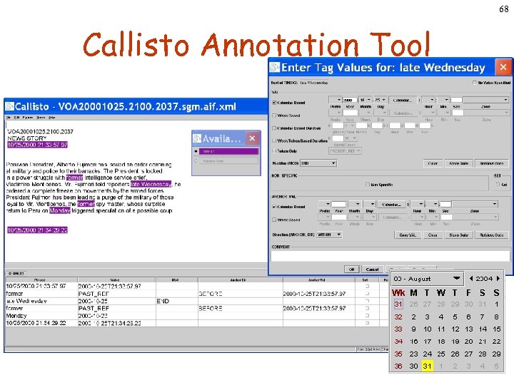 68 Callisto Annotation Tool 