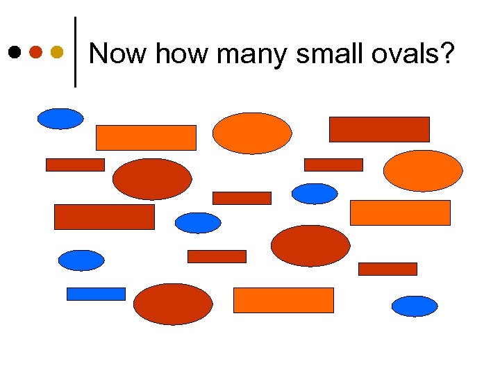 Now how many small ovals? 
