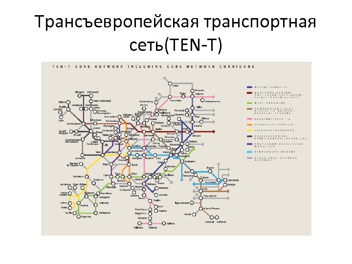 Трансъевропейская транспортная сеть(TEN-T) 